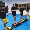 ステップ台トレーニングで体幹と瞬発力アップ！みんなでチャレンジ