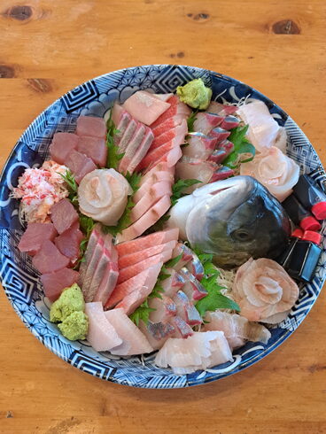 上刺身盛り合わせ、大皿「上刺身盛り合わせ皿のご紹介」