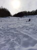 お花畑「入笠山お花畑には雪がたっぷり！」