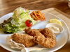 カキフライ定食「別保公園 ロ・バザール パークカフェの〝ごはん〟紹介‼️〜定食編〜」