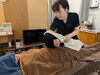 脚のストレッチで腰、太腿、お尻の筋肉を緩めています🤗「腰痛の原因、腰だけとは限りません💥　岡山市中区プライベートサロンReset、オールハンド、完全個室　」