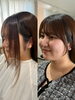 Before after「顔まわりカットで垢抜け！」