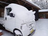 月曜朝の軽トラ！立てていたワイパーが角みたいｗ「ドカ雪襲来 Part2！」