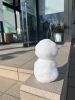 利用者様制作の雪だるま「雪解け」