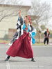 初お披露目の羽織ものにて「こちらも、初お披露目のお衣装で、神栖市日川公民館こども祭り」