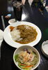 スパイシービーフカレーセット¥1000「暴風雪の中がんばったあなたへ。第3土曜日はカレーの日」
