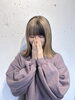 個性際立つブロンド×漆黒カラー！「成人式のデザインカラー⚡️【江南市/美容院/tim】」