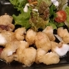 自慢の新鮮生タコの唐揚げを食べてみてください！