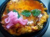 餡も美味しい天津飯。「手作り弁当出来ました！お弁当の特注も承ります！」