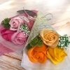 ソープフラワーミニブーケ💐　¥924「江戸川区 瑞江のプリザーブドフラワーのお店です! 江戸川区全域、市川、浦安、松戸などにお住まいのお客様にご利用頂いてます。新商品のご紹介です!　プチギフトにいかがでしょぅか?」
