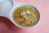 鶏ささみとキャベツのトマト風スープ「【離乳食の簡単レシピ】野菜の旨みたっぷり。産直野菜deまるっとキューブ赤で作るやさしいスープ」