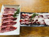熊鍋用のお肉「熊鍋用のお肉と大将おまかせ盛り合わせ、ご用意しております」