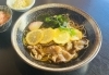 牛肉檸檬そば　1,200円「さっぱりレモンが香る牛肉そばのご紹介」