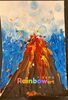kidsクラス「葛西駅徒歩3分！絵画教室🎨レインボーアート【1月第四週目のテーマ／火山がドカーン！🌋】」