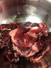 クジラのスジ肉！きれいでしょ？「ちょっと珍しい冬の一皿 クジラのスジ肉の煮込みできました」