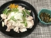 「本日のAランチは　しゃぶしゃぶ和風おろし」