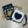 「🧶巾着袋の編み物🧶」