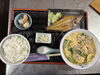 鶏玉うどん、エテガレイ「本日の日替わり」