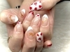 キュートなハート＆フレンチネイル♪「バレンタインにぴったり♡ハートたっぷりフレンチネイル」
