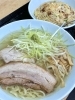 「山葵潮ラーメンと小チャーハンで満足セット」