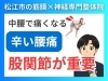 中腰で痛い腰痛の原因とは？「【ずっと腰痛】仕事柄しょうがないと思う腰痛の原因は股関節が使えていないせいです｜筋膜×神経整体がついに松江市で受けられる！｜理学療法士が語る腰痛と股関節の関係性とは【松江・出雲・米子・整体・根本改善】」