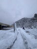 「舞鶴引揚記念館周辺も、20ｃｍほどの積雪があります。」