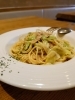 桜海老と春キャベツのアンチョビパスタ「寒い日はあったか鍋と春先取りメニューでほっこりと」