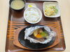栄亭 舞鶴店の洋風ハンバーグ定食「洋風ハンバーグ定食のご紹介🤤✨」