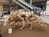 木で作った狼「東京の木材展示会で"木"を学んできました」