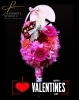 「Happy Valentine  〜生のお花のディスプレイ〜【福山駅近くのおしゃれな花屋】」