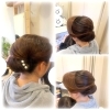 和装にも似合う上品シニヨンヘアのご紹介