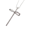 K18WG ダイヤ0.30ct クロスデザインネックレスをお買取りしました