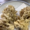 まいたけ天ぷらとそば焼酎そば湯割りでほっと一息