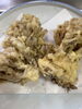 「まいたけ天ぷらとそば焼酎そば湯割りでほっと一息」
