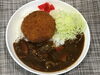 「本日のAランチは　メンチカツカレー🍛」