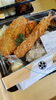 「ジャンボえびフライ弁当の日！大好評、白身フライ&ジャンボえびフライ弁当！新登場、唐揚げ&ジャンボえびフライ弁当」