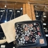 花山・桜モチーフのレザーウォレットが入荷しました