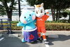 江戸川区の銭湯キャラクター「お湯の富士」とスピアーズのマスコット「スッピー」「【えどりくへ湯こう】こんな人におすすめです！」