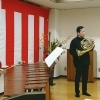 ホルンと木琴のデュオ演奏を行いました