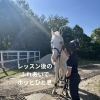 レッスン後は首なでなで♪ 馬へ「ありがとう」を伝えるふれあいタイム