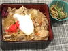 「本日のAランチは　豚丼　温玉のせ」