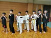 空手道場の子供たち「【足立区の空手道場】極真会館/東京足立荒川🥋天野道場　ジュニア道場生が極真🥋京都大会に７名出場しました。」