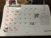 「3月店休日、イベント、出店カレンダー」