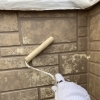 レンガ調外壁のデザイン塗装で表情のある仕上がりに