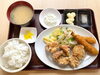 「鶏唐揚げ&エビフライ定食のご紹介🤤✨」
