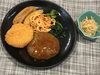 「本日のAランチは　煮込みハンバーグ」