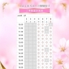 🌸今週の予約表🌸