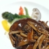 ランチ&ディナー共に人気No.1  【エゾ鹿ハンバーグ】     北海道直送のエゾ鹿肉100％のしっとり柔らかなハンバーグ✨