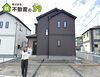 焼津市塩津A号棟🏠外観写真「【内覧出来ます✨】焼津市塩津Ａ号棟🏠駐車３台🚗焼津西小・焼津中エリア🏫人工芝＋目隠しフェンス▽ワイドバルコニー▽浴室換気乾燥暖房機▽全３棟▽焼津市の家探し・土地情報も地域密着の不動産の39へお任せください🐰🏠」