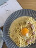 食欲そそるカルボナーラ「雫石駅1階・corek cafeのカルボナーラ」